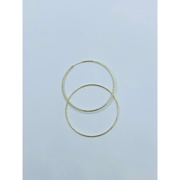 10k Gold hoop Earrings Women - Picture 4 of 8